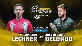 LECHNER vs DELGADO ▸ 9-BALL ▸ 2025 PREDATOR EUROPEAN Pool Championships