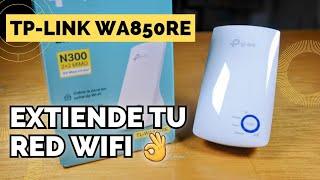 EXTENSOR/REPETIDOR WIFI TP-LINK WA850RE fácil  configuración 