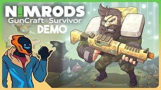 Gun-Crafting Bullet Heaven With An Explorable World! - Nimrods: Guncraft Survivor [Demo]