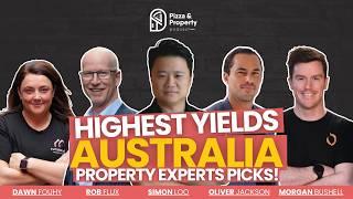 Australia's Highest Yields Revealed! Simon Loo, Rob Flux, Dawn Fouhy, Morgan Bushell, Oliver Jackson