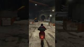 GTA 5 RIDING BIKE FROM TUNNEL #gta5 #gta5online #shorts #short #gta5shorts