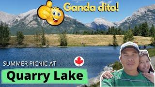 Summer Picnic at Quarry Lake, Canmore AB