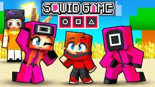 Adopté par une Famille de SQUID GAME sur Minecraft !