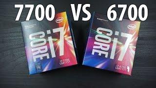 Intel Core i7-7700 Benchmarks + i7-6700 Comparison