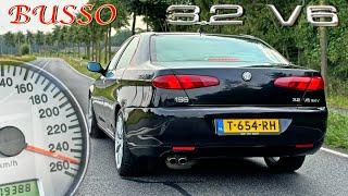 ALFA ROMEO 166 3.2 V6 | 0-100 100-200 TOP SPEED SOUND & POV