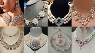 Super Classy Pearl Necklace ideas||Layerd necklace designs for any event