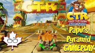 Crash Team Racing: PAPU'S PYRAMID FULL GAME PLAY! (HD)