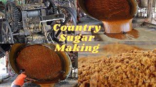 Making Country #Sugar from Sugarcane | #Indian Alternate to #White Sugar | Nattu Sakkarai