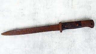 Restoration Old Rusty BAYONET K98