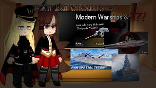 Azur Lane reacts to Modern Warships & ??? | Part 1 | Special 1k sub | Gacha Nebula