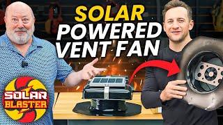 Solar Blaster Roofing Fan unboxing and overview