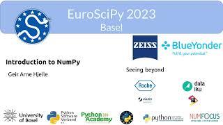 EuroSciPy 2023 - Introduction to NumPy