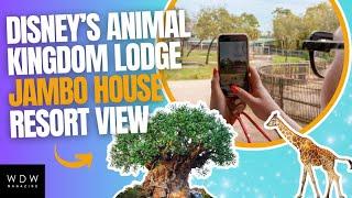 Tour a room at Disney's Animal Kingdom Lodge in Jambo House with a Resort View!