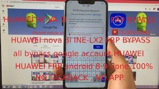 bypass frp google account HUAWEI nova 3i INE-LX2 without pc , no app , no talkback | done 100%