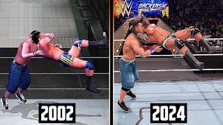 The Evolution of RKO in WWE Games !!! (WWE WrestleMania XIX - WWE 2K24)