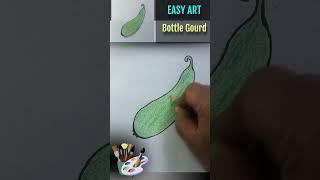 Easy Art - Bottle Gourd #shorts