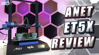 ANET ET5X Setup, Settings, and Review - HUGE Build Volume For Under $300!