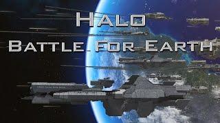 Halo: Final battle for Earth (Epic CGI space battle)