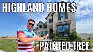 PAINTED TREE | Mckinney Texas | Stunning Highland Homes Model on Larger Lot!