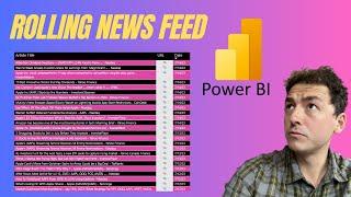 Creating Live News Feeds in Power BI | Stock Research Dashboard