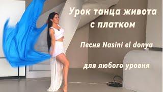 Nasini el donya - урок танца живота с платком для любого уровня