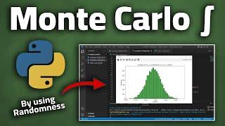 Monte Carlo Integration in Python || Complex Integrals Computing & Simulation