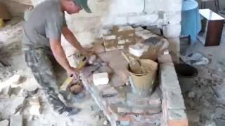 Угловой камин за 3 минуты. Corner fireplace in 3 minutes.