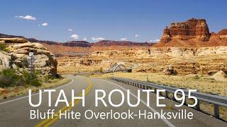 Utah State Route 95 Scenic Drive 4K | Bluff to Hanksville