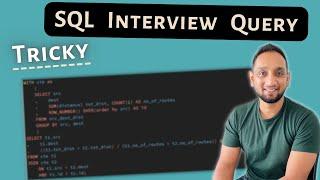 Tricky SQL Interview Query | Practice Solving SQL Interview Queries