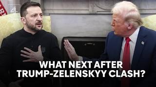 Trump and Zelenskyy clash in angry White House meeting