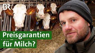 Schwankende Preise: Landwirte wünschen sich langfristige Verträge für Milch | Unser Land | BR