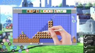 CemU 1.3.1 (Wii U Emulator) - Super Mario Maker Gameplay [1080p]