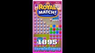 Royal Match Level 1895 - Hard Level - No Boosters Gameplay