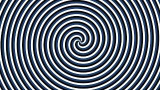 8K Optical Illusion, A Hypnotic Spiral