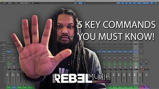 5 logic Pro X Key Commands You Must Know