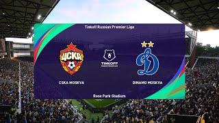 PES 2021 | CSKA Moscow vs Dinamo Moscow - Russia Premier League | 18/10/2020 | 1080p 60FPS