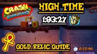 Crash Bandicoot 3 - High Time - Gold Relic Guide (1:03:97)