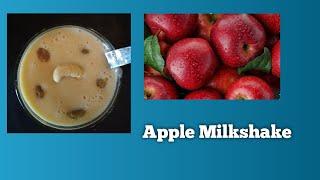 Quick apple milk shake.