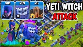 Th13 Legend Strategy ! Th13 Yeti Witch Attack ! Th13 Attack Strategy ! Th13 Zap Attack ! Trend