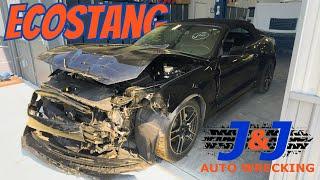 2018 Ford Mustang EcoBoost Convertible Part Out: J & J Auto Wrecking Test Video Stock # RJFD203