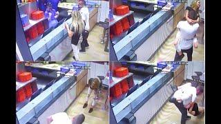 CCTV Footage: Couples Oops moment captured on cctv camera