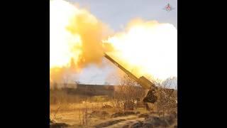 Russian "Hyacinth-B" 152-mm guns firing  #ukrainewar #2023 #russia #ukraine #war #artillery