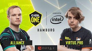 Dota2 - Alliance vs. Virtus.pro - Game 1 - Lowerbracket - ESL One Hamburg 2019