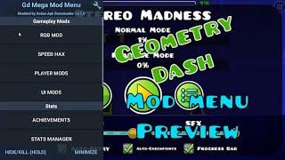 Geometry Dash 2.11 MEGA MOD MENU {ANDROID} [Preview]