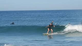 How long does it take to catch a green wave surfing?