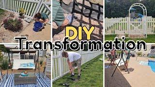 DIY Backyard Landscaping | Backyard Transformation | Summer Backyard Makeover