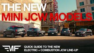 Quick Guide to the New Combustion & Electric MINI JCW Models