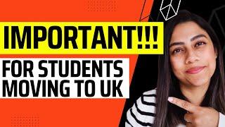 IMPORTANT Things To Do for INTERNATIONAL STUDENTS on arrival in UK