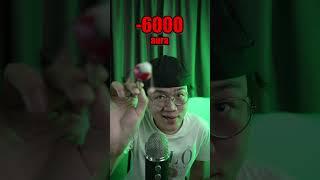 you have -10,000 AURA  #asmr