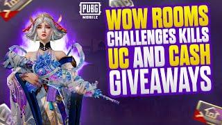 WOW ROOMS LIVE - PUBG MOBILE LIVE